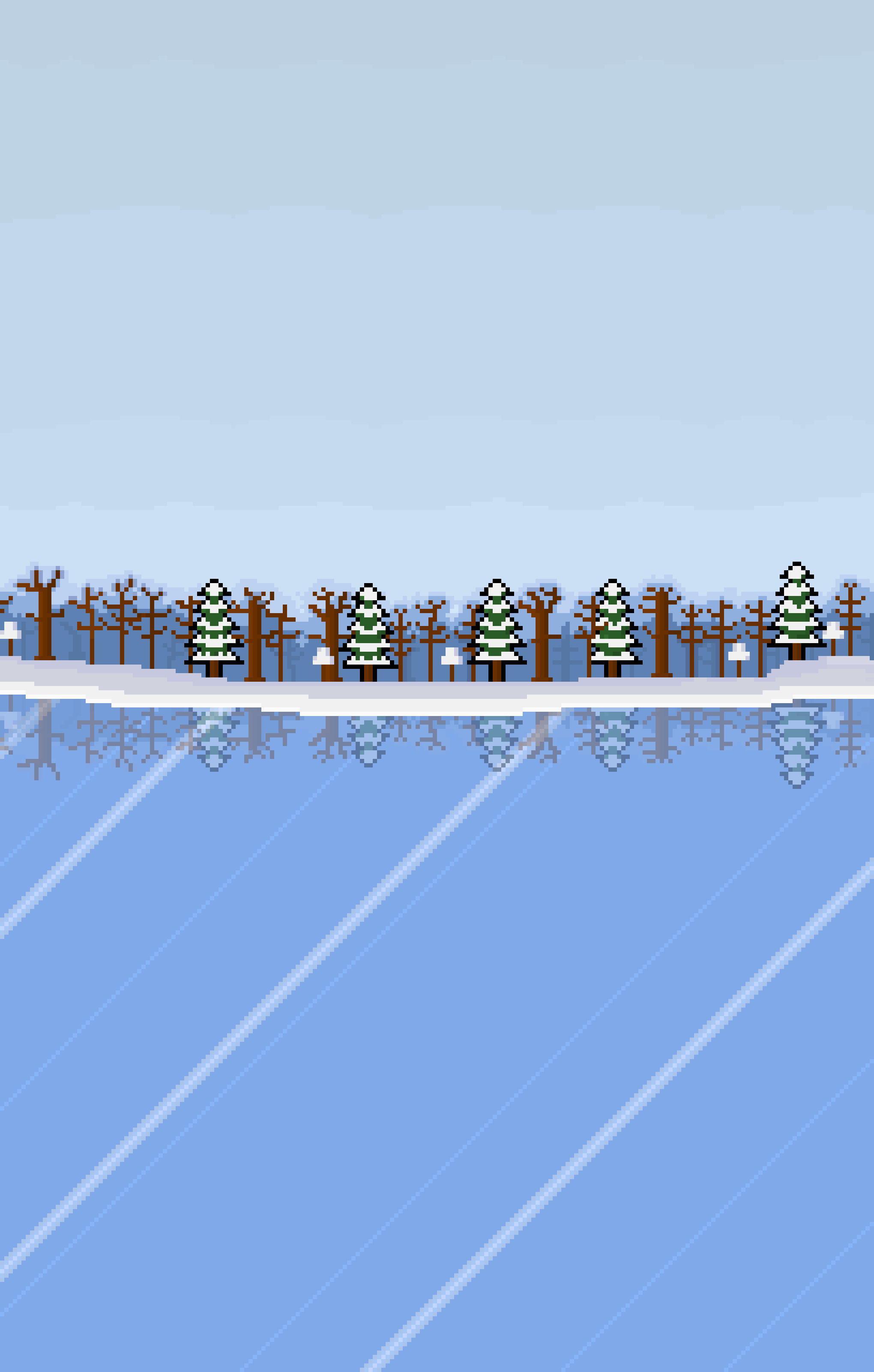Pixelate Winter Day vertical